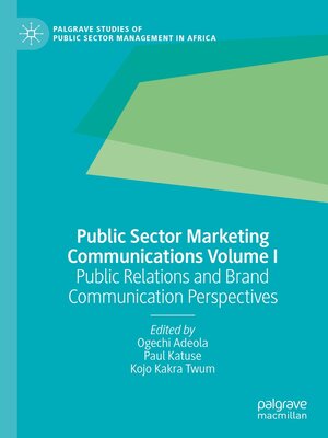 cover image of Public Sector Marketing Communications Volume I